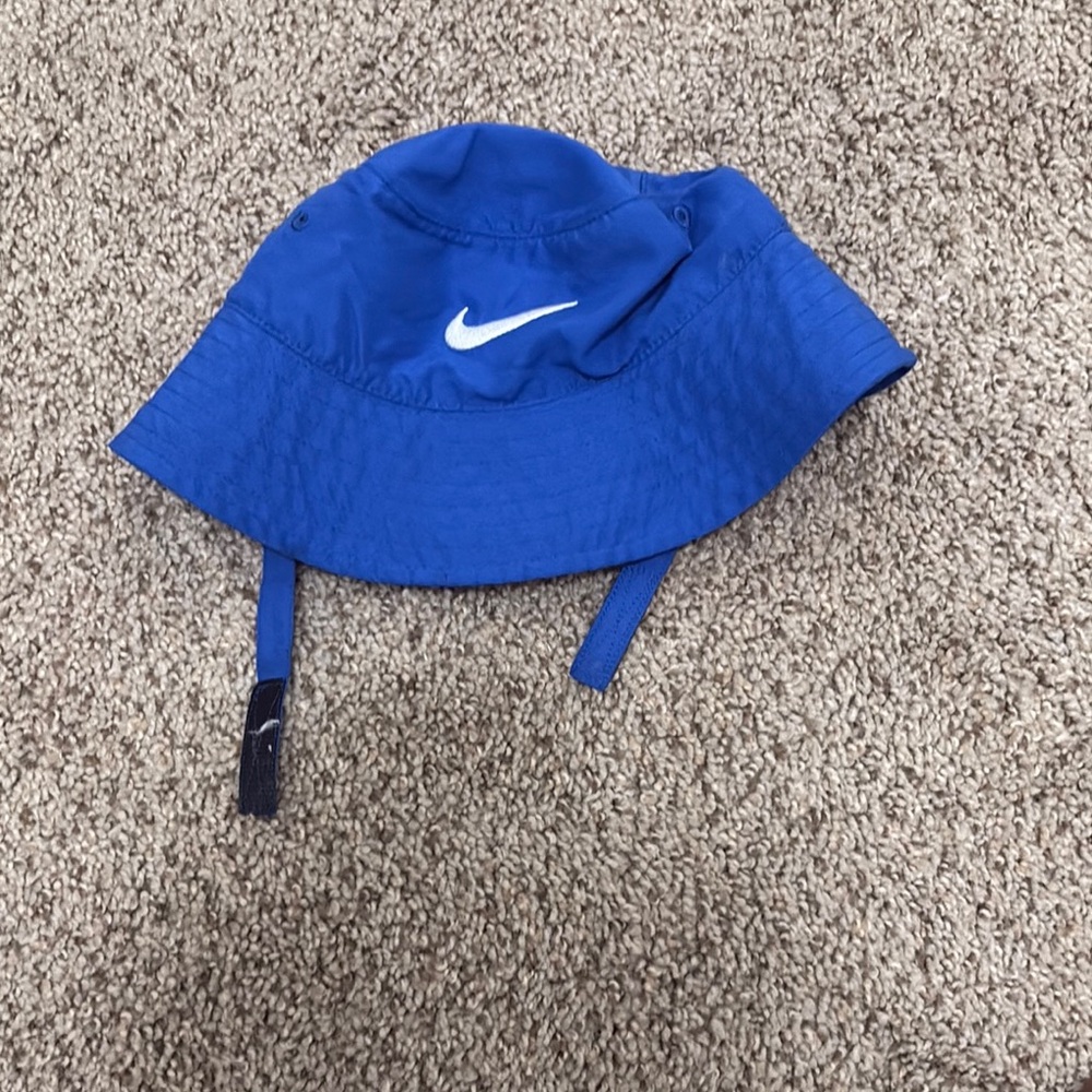 Nike Royal Blue Bucket Hat with Adjustable Chin Straps